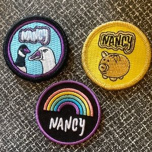*3/$10* WNYC “Nancy” podcast patches